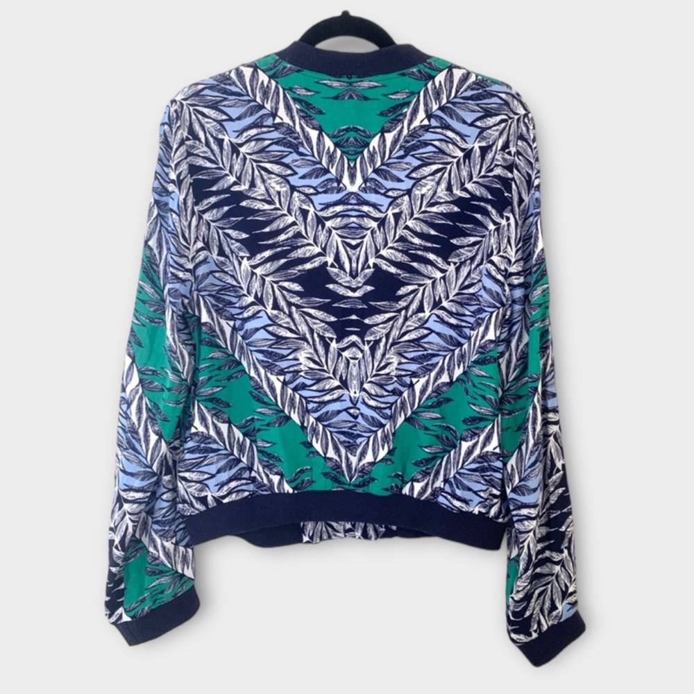 Laundry Tropical Patterned Light Weight Zip-Up Li… - image 3